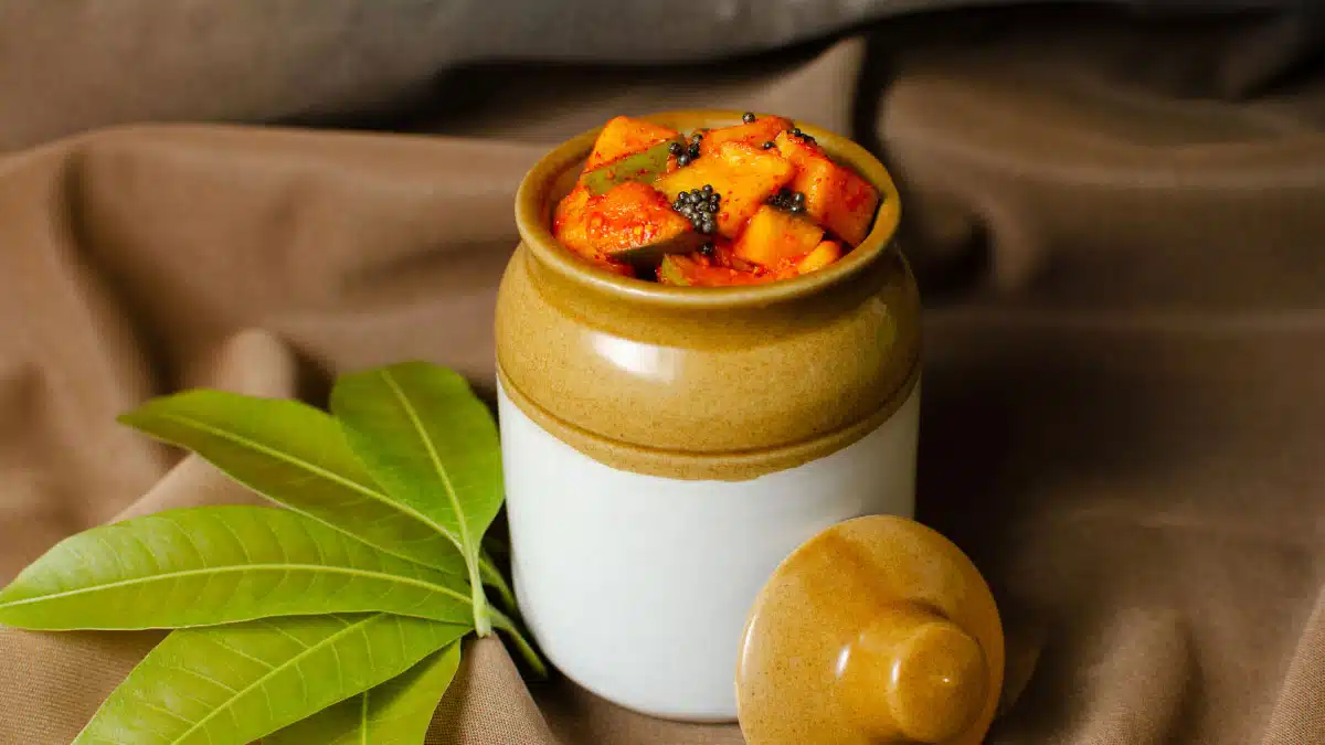 This Mango pickle will be ready in minutes, it will not spoil for years