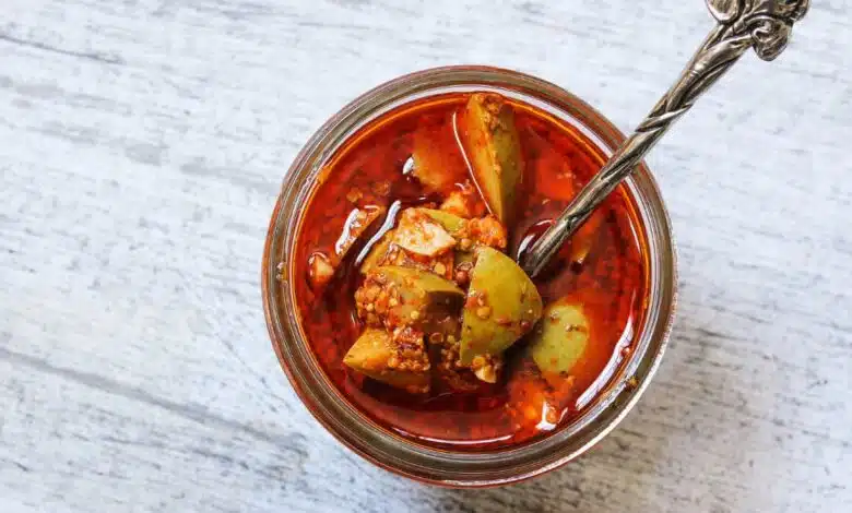 This Mango pickle will be ready in minutes, it will not spoil for years