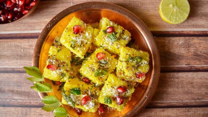 This time make Dhokla with semolina instead of gram flour, children will ask for it