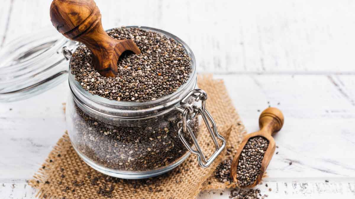 What is the effect on the body if Chia Seeds are consumed on an empty stomach for 1 month
