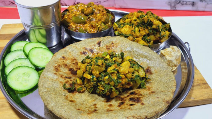 When you don't feel like making roti and vegetables, then make this with wheat flour