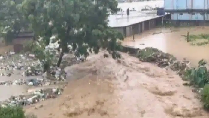 Cloudburst causes flood in Arunachal Pradesh