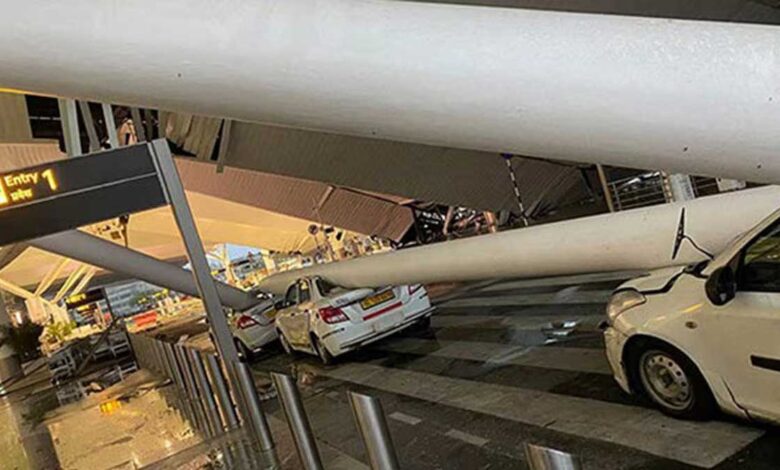 Roof collapses at Delhi airport's Terminal 1