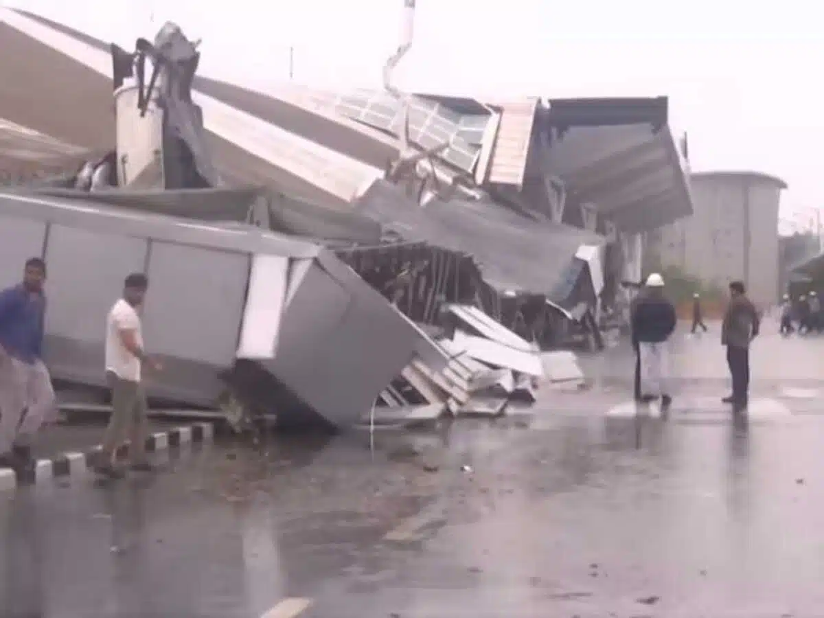 Roof collapses at Delhi airport's Terminal 1