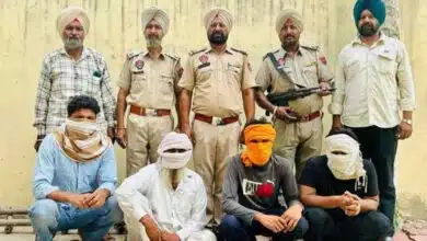 Punjab rural police seized 8 kg heroin and 6 pistols