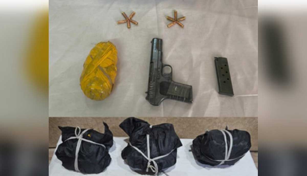 Punjab rural police seized 8 kg heroin and 6 pistols