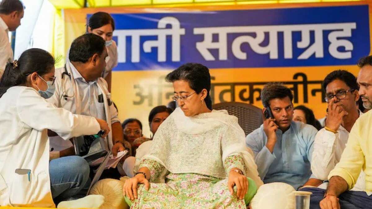 AAP minister Atishi's protest against water crisis withdrawn