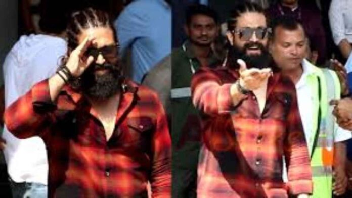 Actor Yash's video in stylish look is going viral