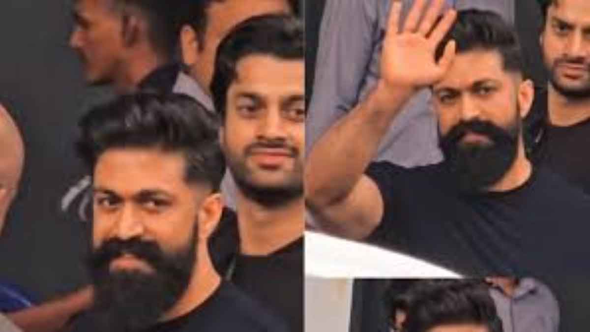 Actor Yash's video in stylish look is going viral