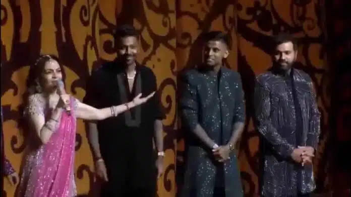 Ambani family honored the 'stars of India', Rohit-Surya-Pandya were welcomed like this