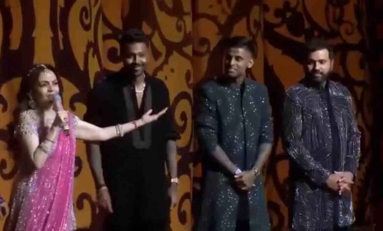 Ambani family honored the 'stars of India', Rohit-Surya-Pandya were welcomed like this