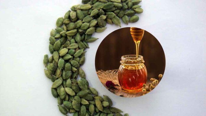 Consume Honey and Cardamom the body will be detoxed and the skin will become clear