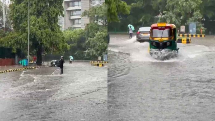 Delhi Rains Rainfall in these areas of Delhi, relief from sticky heat