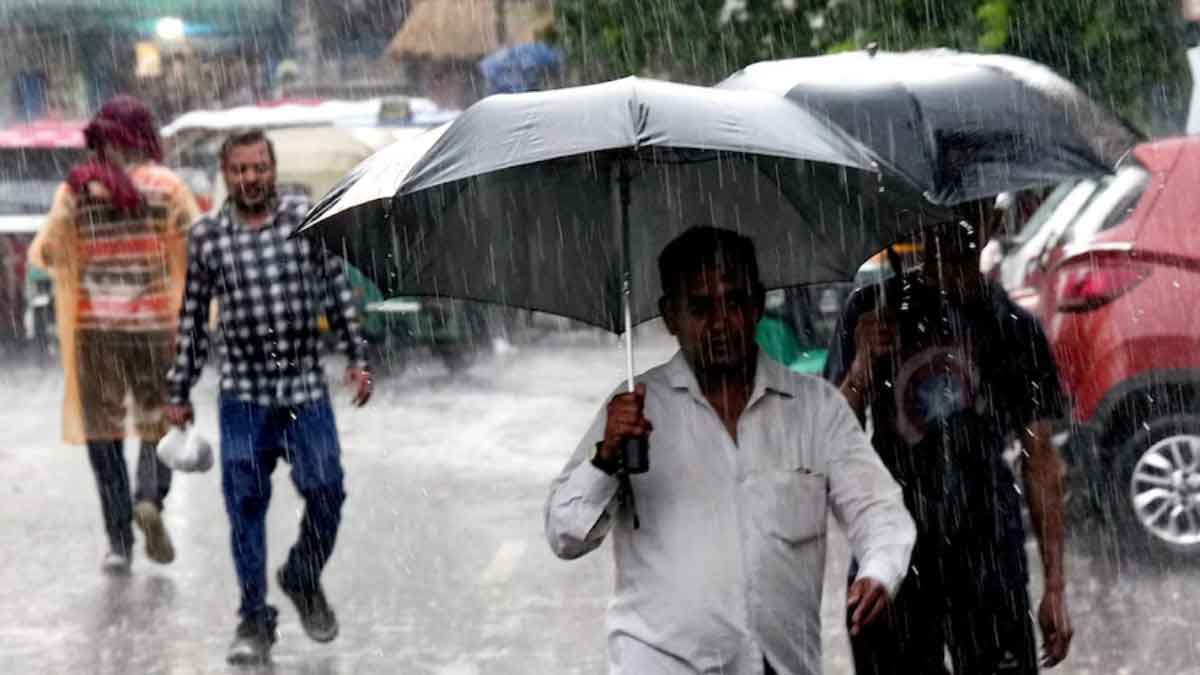 Delhi Rains Rainfall in these areas of Delhi, relief from sticky heat