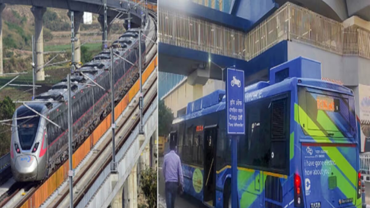 Delhi to Meerut Feeder buses will run from all 25 stations of Namo Bharat Train from