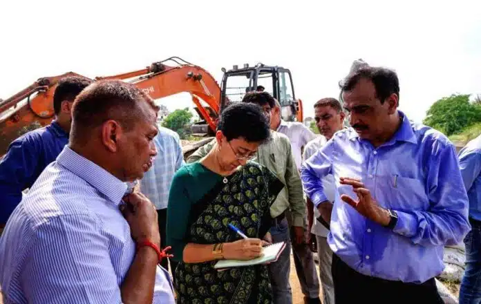 Delhi's Water Minister Atishi said the repair of the embankment of Munak Canal has been completed