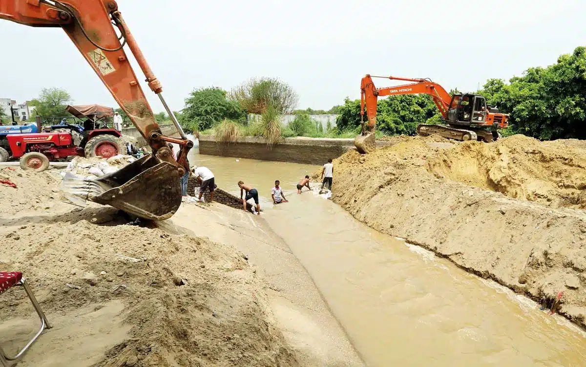 Delhi's Water Minister Atishi said the repair of the embankment of Munak Canal has been completed