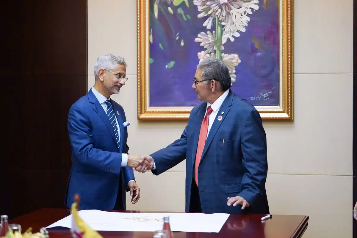 External Affairs Minister S Jaishankar launches logo to mark 40 years of diplomatic ties with Brunei