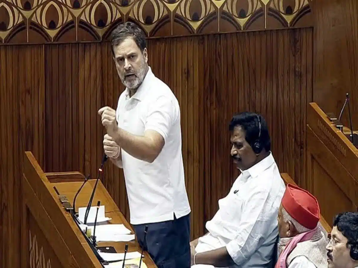 Lallan Singh took a dig at Rahul Gandhi's remarks in Parliament