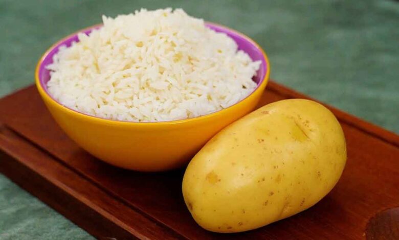 Make a very tasty breakfast with leftover Rice and potatoes