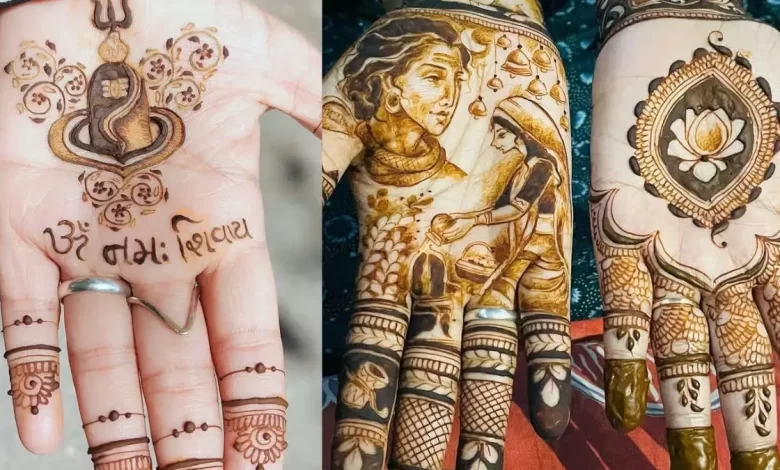 Mehndi 6 minimal circle mehndi designs for saavan