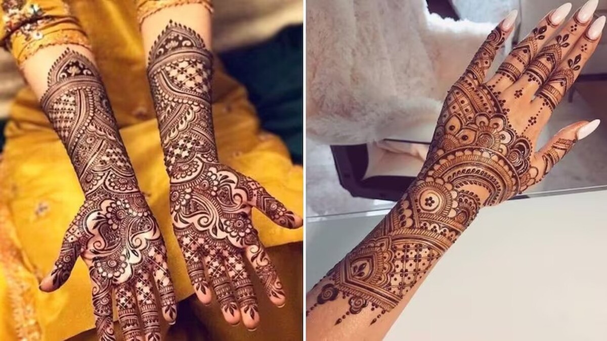 Mehndi 6 minimal circle mehndi designs for saavan