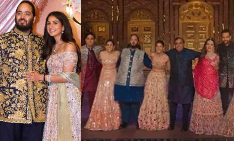 Mukesh Ambani's different style on the dance floor, hugged his son-in-law Anand