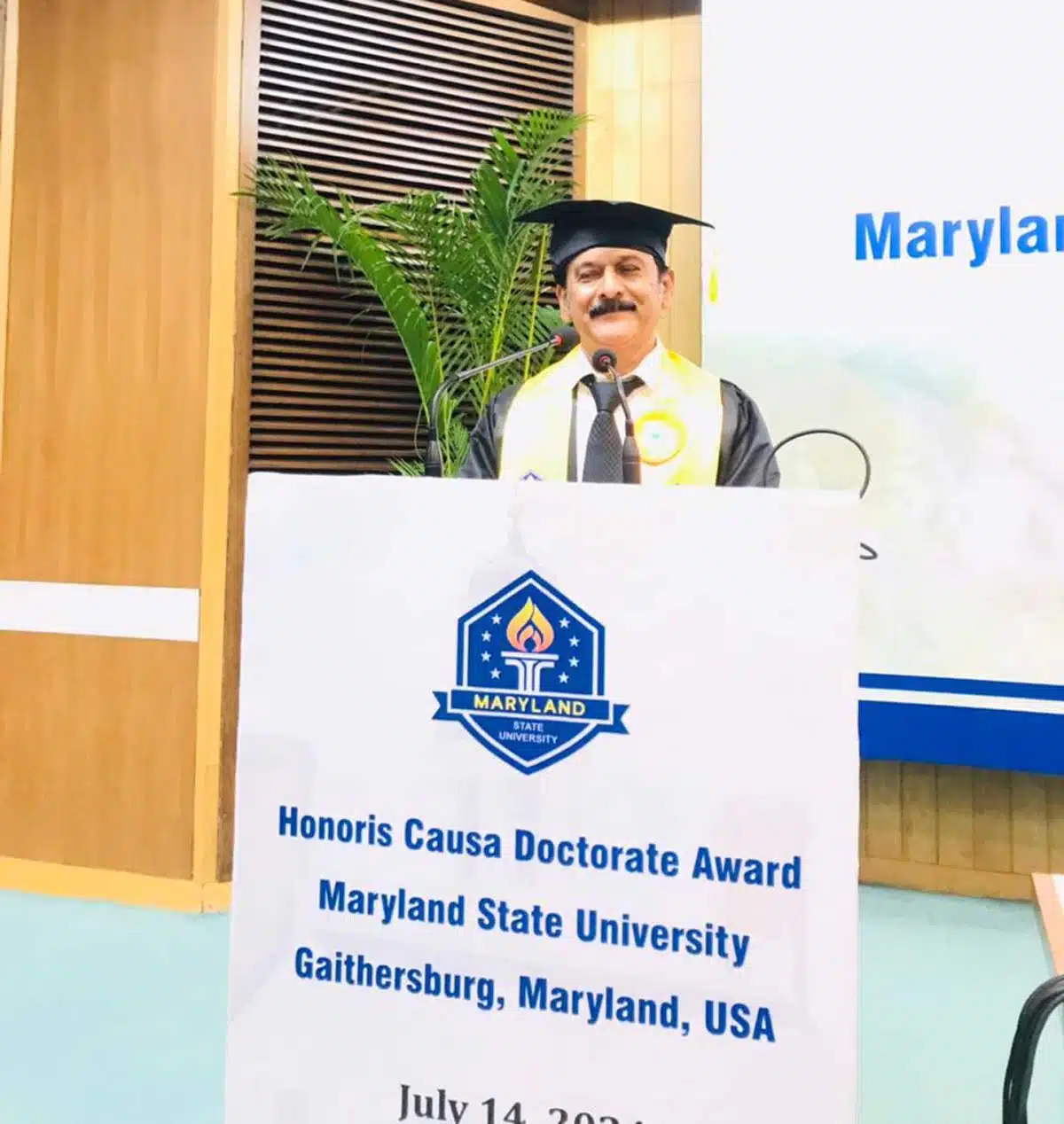 Muzammil Danish from Sambhal received PhD degree in Journalism from Maryland State University in USA