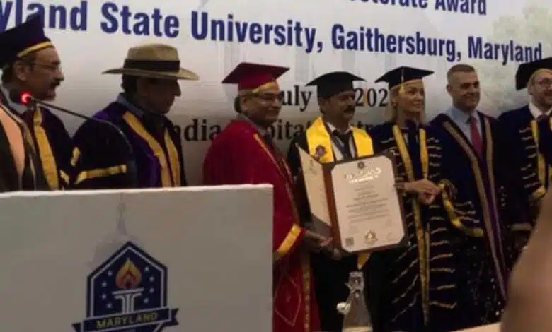 Muzammil Danish from Sambhal received PhD degree in Journalism from Maryland State University in USA