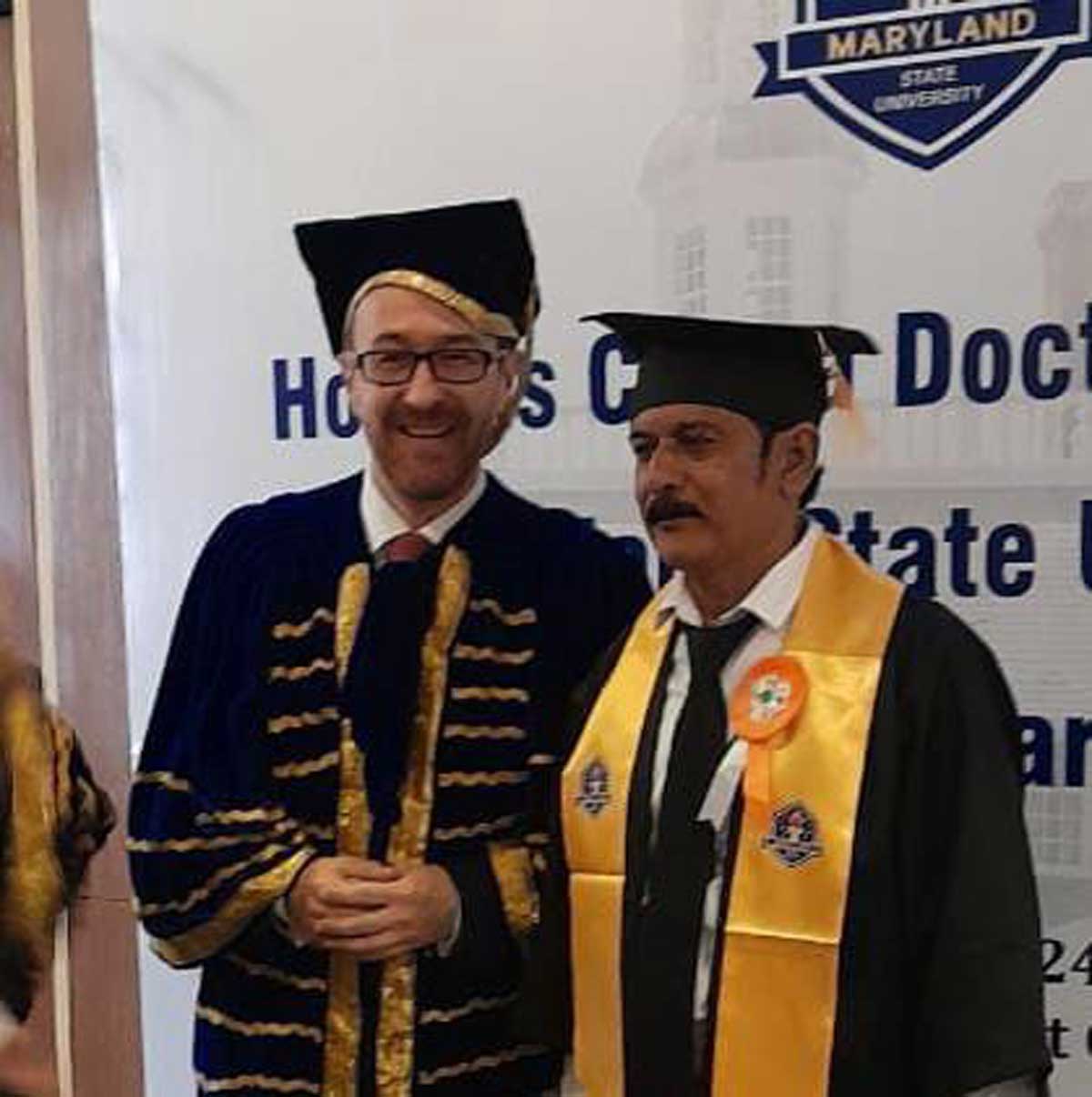 Muzammil Danish from Sambhal received PhD degree in Journalism from Maryland State University in USA