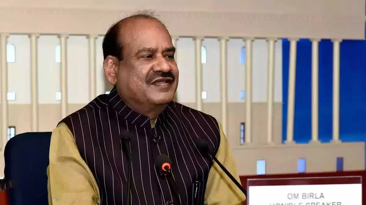 Om Birla said that 103 pr work productivity was recorded in the Lok Sabha session