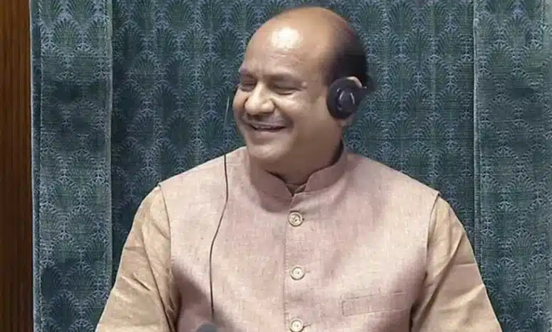 Om Birla said that 103 pr work productivity was recorded in the Lok Sabha session