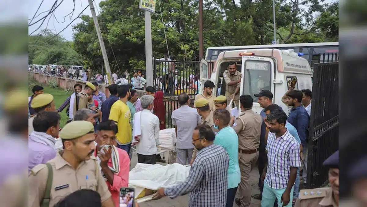 On Hathras stampede Ram Mandir's chief priest said The organiser of the satsang is responsible