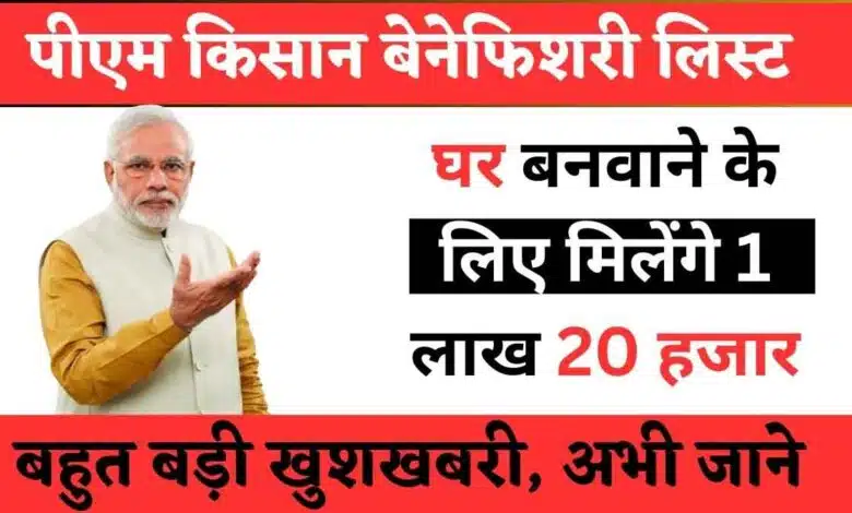 PM Awas Yojana Beneficiary List Only these people will get Rs 1 lakh 20 thousand for building houses 2