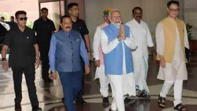 PM Modi reached Parliament for the NDA Parliamentary Party meeting
