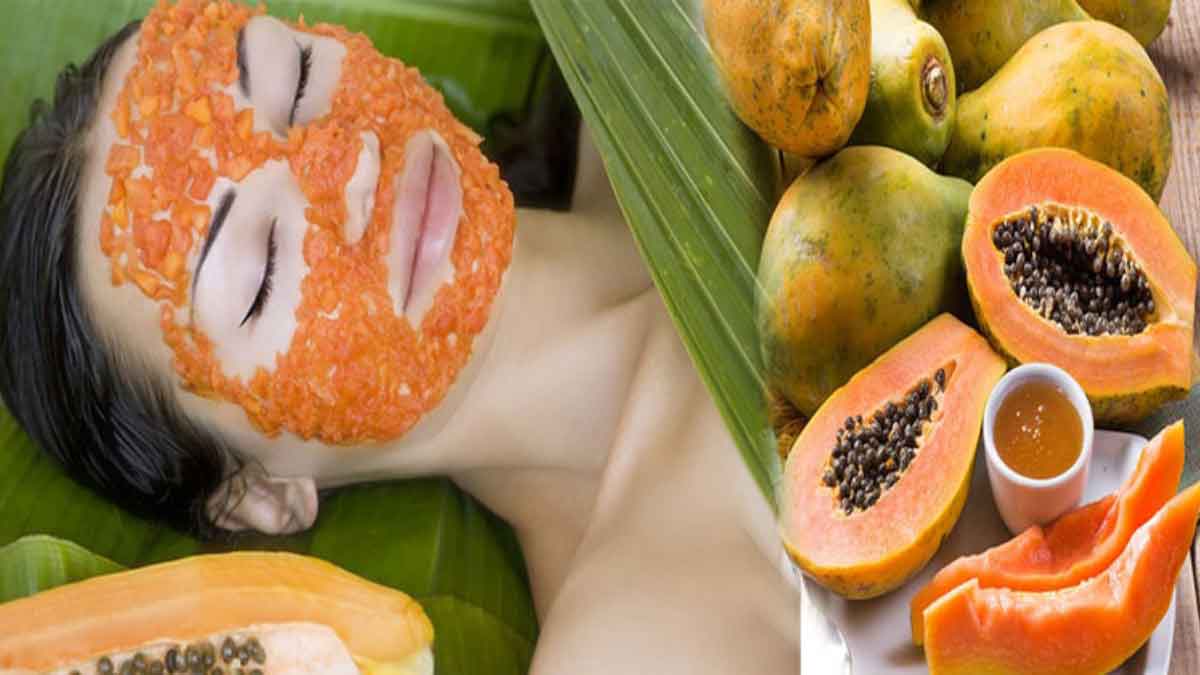 Papaya Facepack An easy home remedy to protect your face from tanning and make it glowing in summer