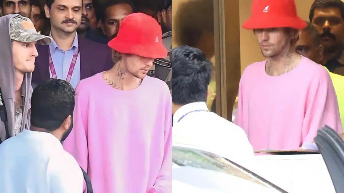 Pop Justin Bieber arrives at Anant Ambani-Radhika's sangeet ceremony