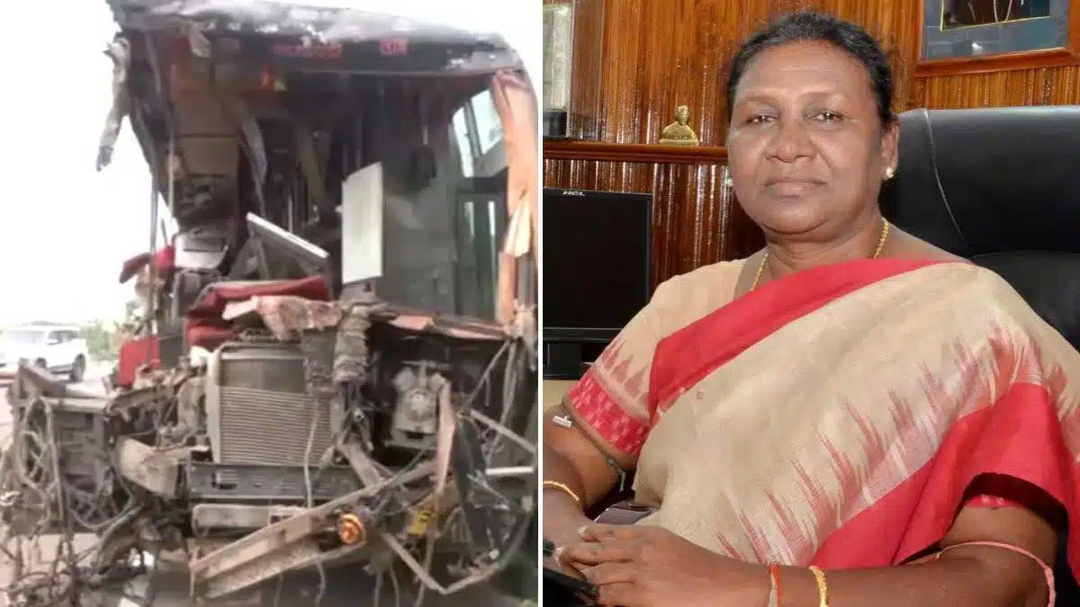 President Murmu expressed grief over the road accident in Unnao