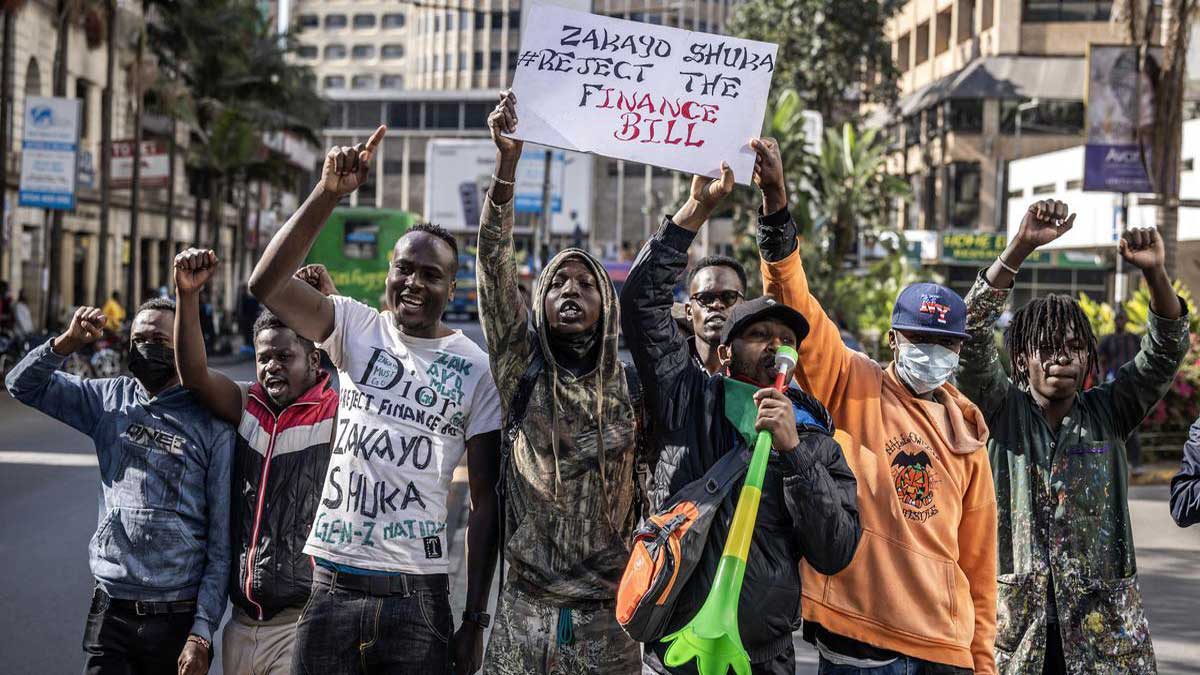 Protests in Kenya against tax policies and other governance issues