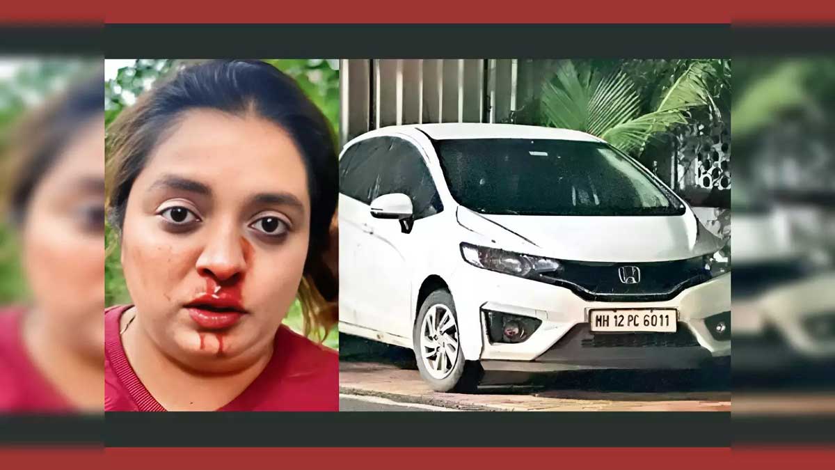 Pune Car driver beats woman in road rage incident