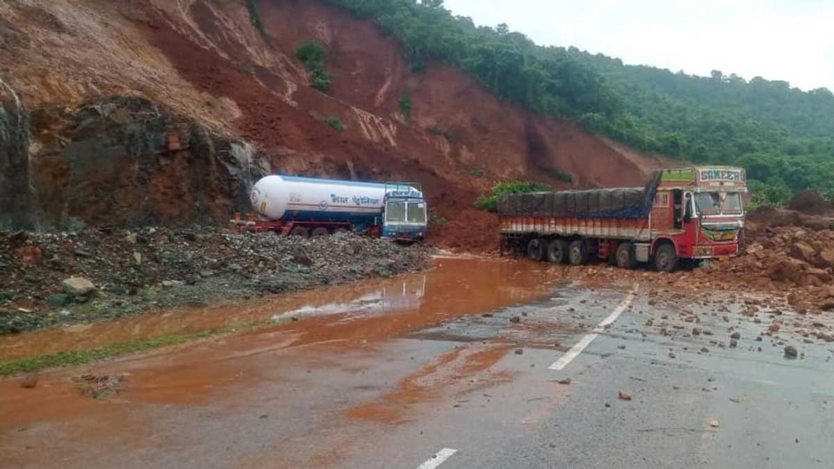 Rescue operations underway after massive landslide on NH 66 in Kannada Karnataka