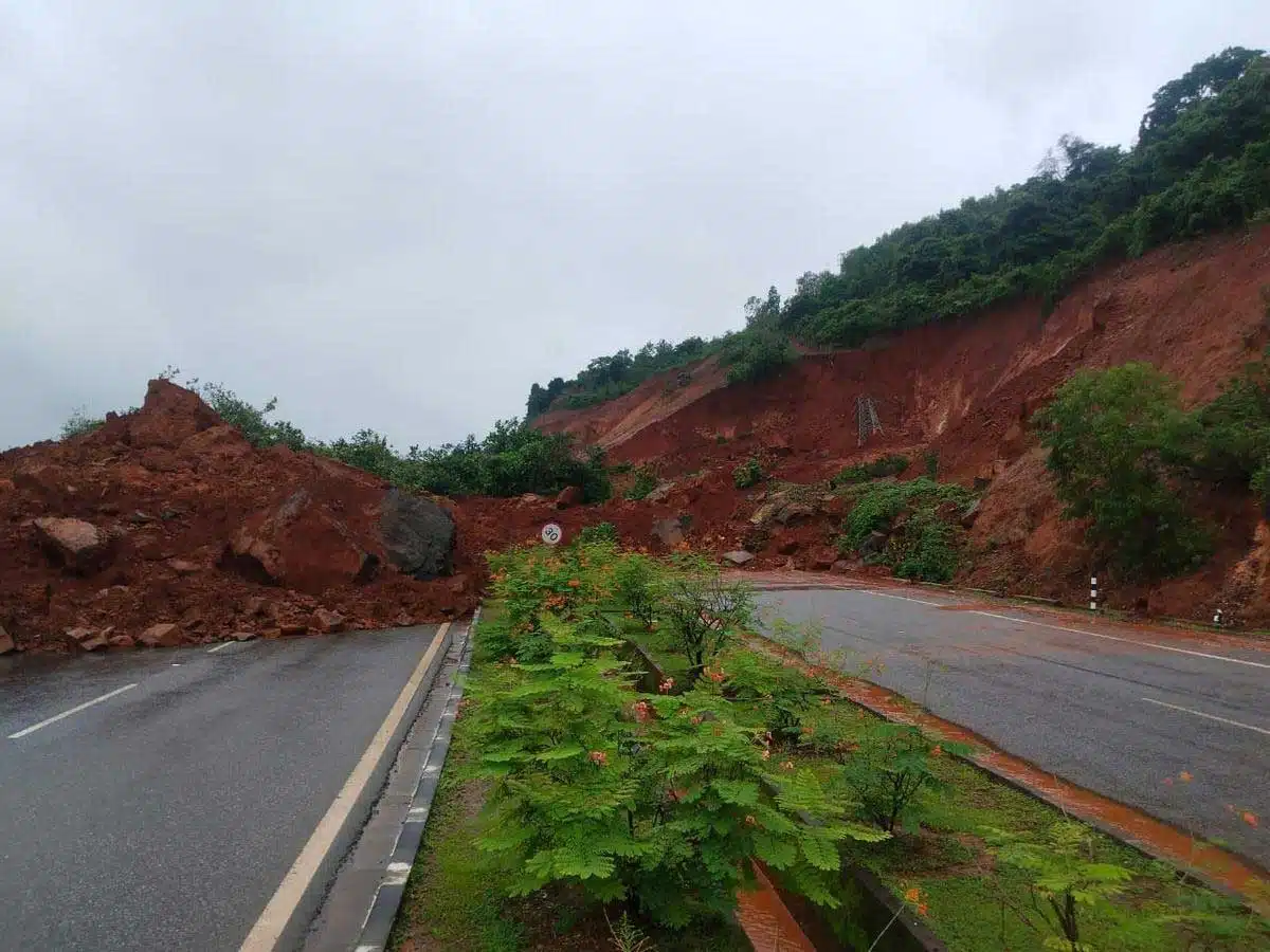 Rescue operations underway after massive landslide on NH 66 in Kannada Karnataka