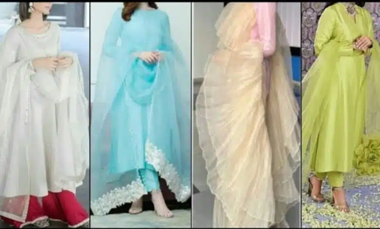 Summer Suit Designs These special designs of organza salwar suits are best for daily wear in the office,