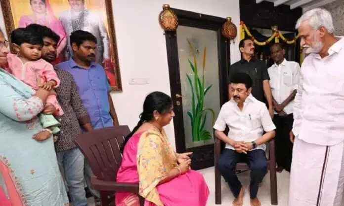 Tamil Nadu CM Stalin visits BSP leader Armstrong's house