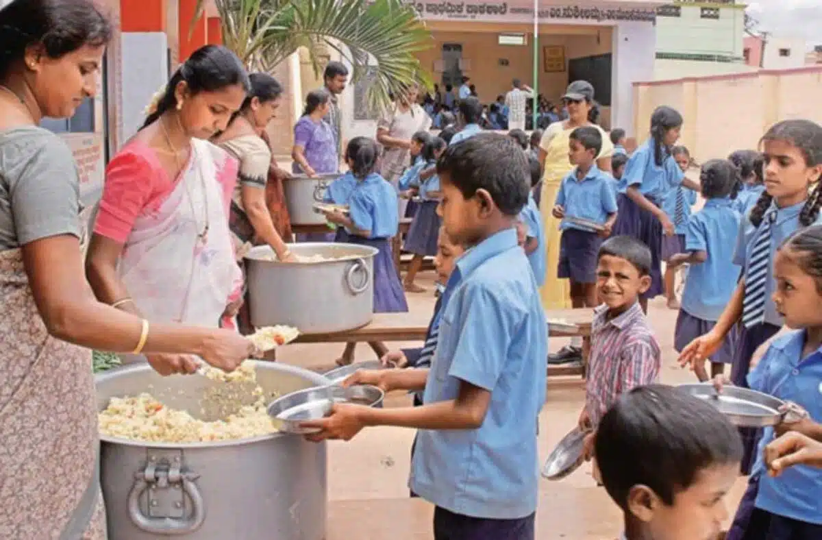 The Center took serious action on the matter of lizard being found in breakfast served at Telangana Model School