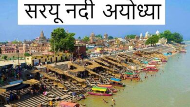The water level of the Saryu river rose amid heavy rains in Ayodhya