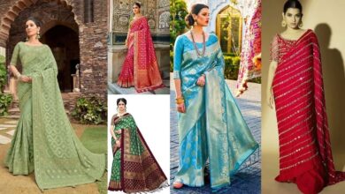These green colored sarees will bloom in the month of Saavan