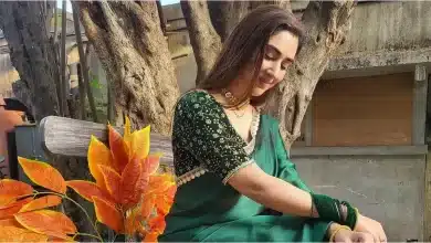 These green colored sarees will bloom in the month of Saavan
