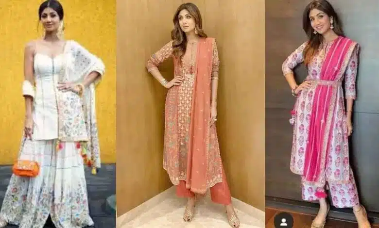These multi-coloured salwar suits will look great on the occasion of Sawan