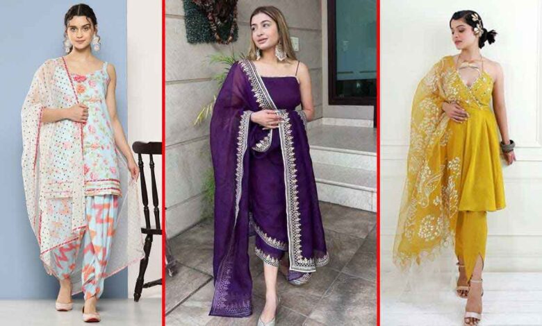 These sleeveless Salwar suits are best to wear in the summer season